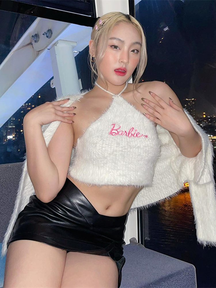 Versatile Knitted Mohair Cardigan Coat for Women - Long Sleeve Outerwear in Lazy Autumn Winter Style Versatile Knitted Mohair Cardigan Coat for Women - Long Sleeve Outerwear in Lazy Autumn Winter Style