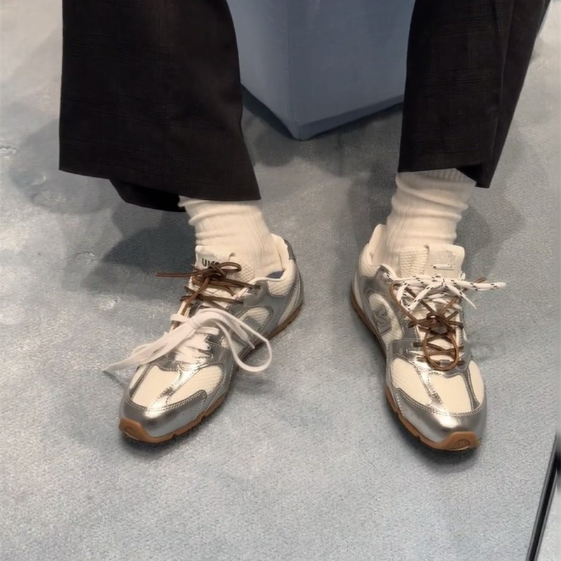 Versatile New Color Dad Shoes for Women - Casual Sports Low-Top Hiking and Training Shoes, Functional Labor Protection Footwear