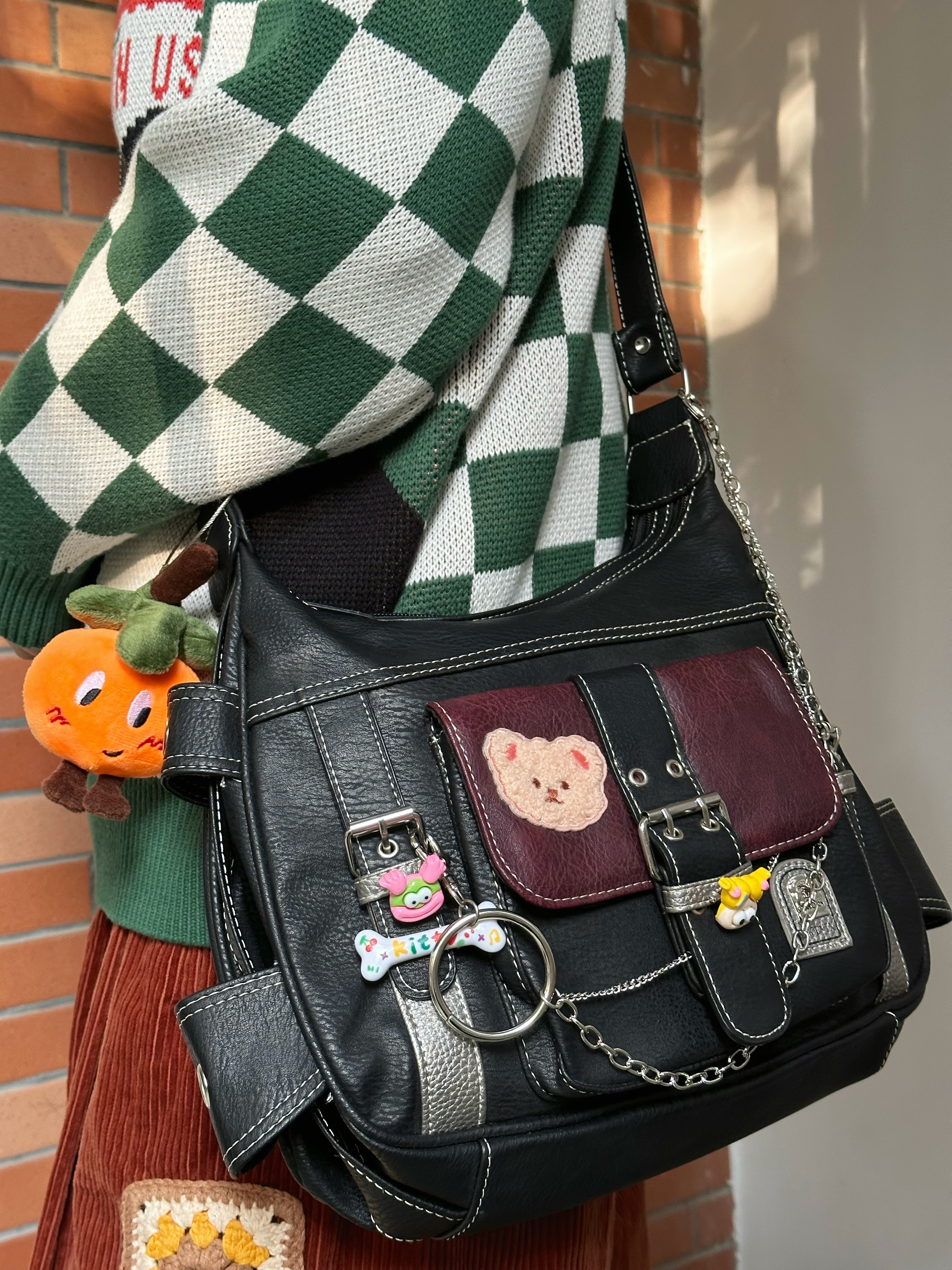 Versatile Retro PU Shoulder Crossbody Tote Bag for Women â€“ Perfect for Students, Commuting, and Everyday Use