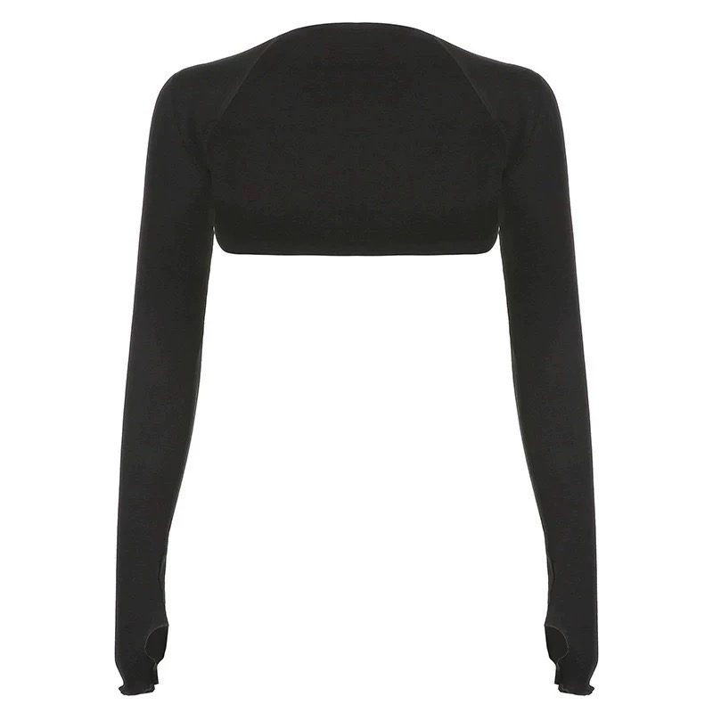 Versatile Slim Fit Sexy Jazz Dance T-Shirt with Dark Geometric Wing Print - Round Neck Short Sleeve Top for Y2K Style Versatile Slim Fit Sexy Jazz Dance T-Shirt with Dark Geometric Wing Print - Round Neck Short Sleeve Top for Y2K Style