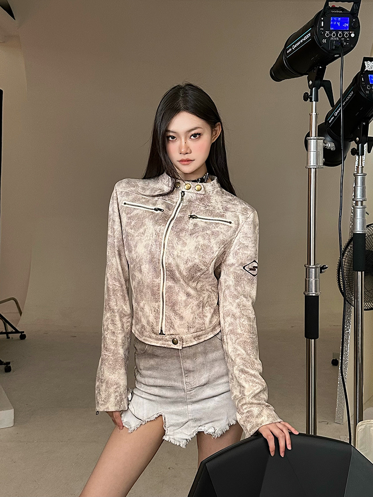 Versatile Vintage-Inspired Wide-Leg Workwear Pants and Jacket Set in Deep Coffee - Stylish Niche Design Versatile Vintage-Inspired Wide-Leg Workwear Pants and Jacket Set in Deep Coffee - Stylish Niche Design