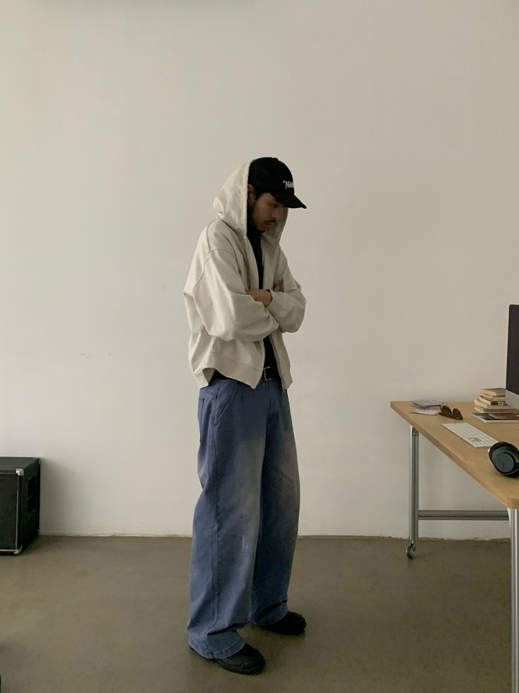 Vintage American Retro Distressed Ink-Splash Cargo Pants for Men and Women - Straight Loose Fit, Y2K Style, Fashionable Workwear Vintage American Retro Distressed Ink-Splash Cargo Pants for Men and Women - Straight Loose Fit, Y2K Style, Fashionable Workwear