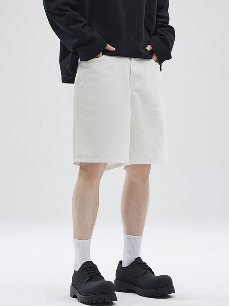 Vintage American Retro Summer Straight-Leg Five-Point Shorts for Men - Casual Versatile Niche Couples Style Vintage American Retro Summer Straight-Leg Five-Point Shorts for Men - Casual Versatile Niche Couples Style