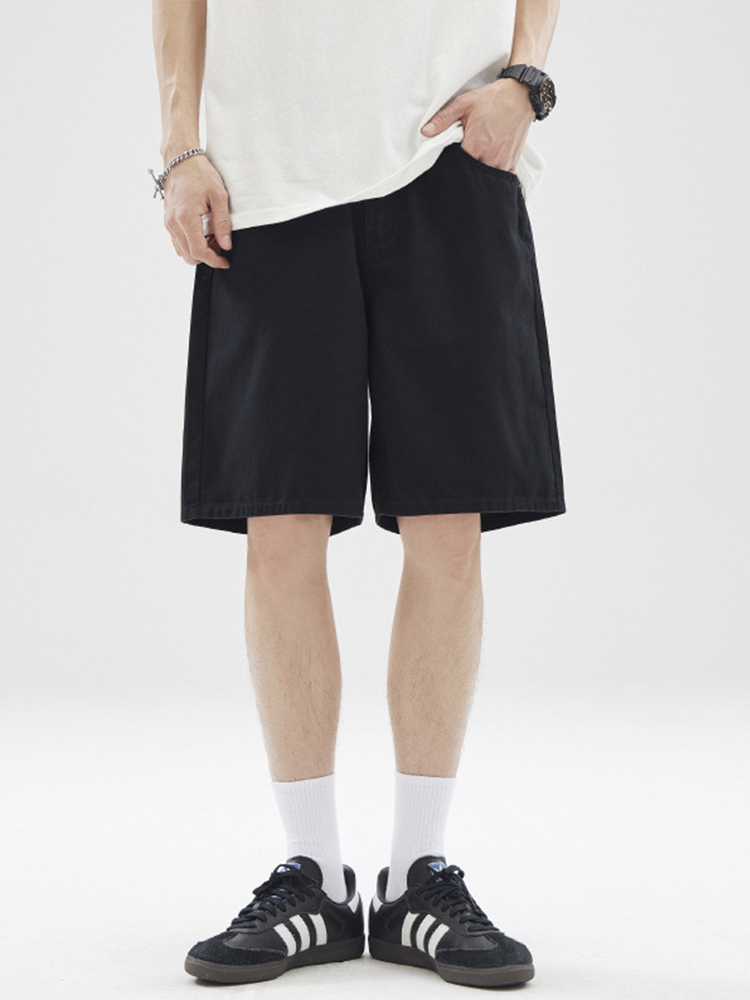 Vintage American Retro Summer Straight-Leg Five-Point Shorts for Men - Casual Versatile Niche Couples Style Vintage American Retro Summer Straight-Leg Five-Point Shorts for Men - Casual Versatile Niche Couples Style