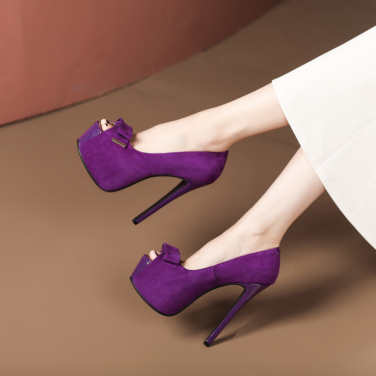 Vintage Cowhide Open-Toe Waterproof Platform Stiletto High Heels for Women - Sexy Peep-Toe Sandals in European American Style Vintage Cowhide Open-Toe Waterproof Platform Stiletto High Heels for Women - Sexy Peep-Toe Sandals in European American Style