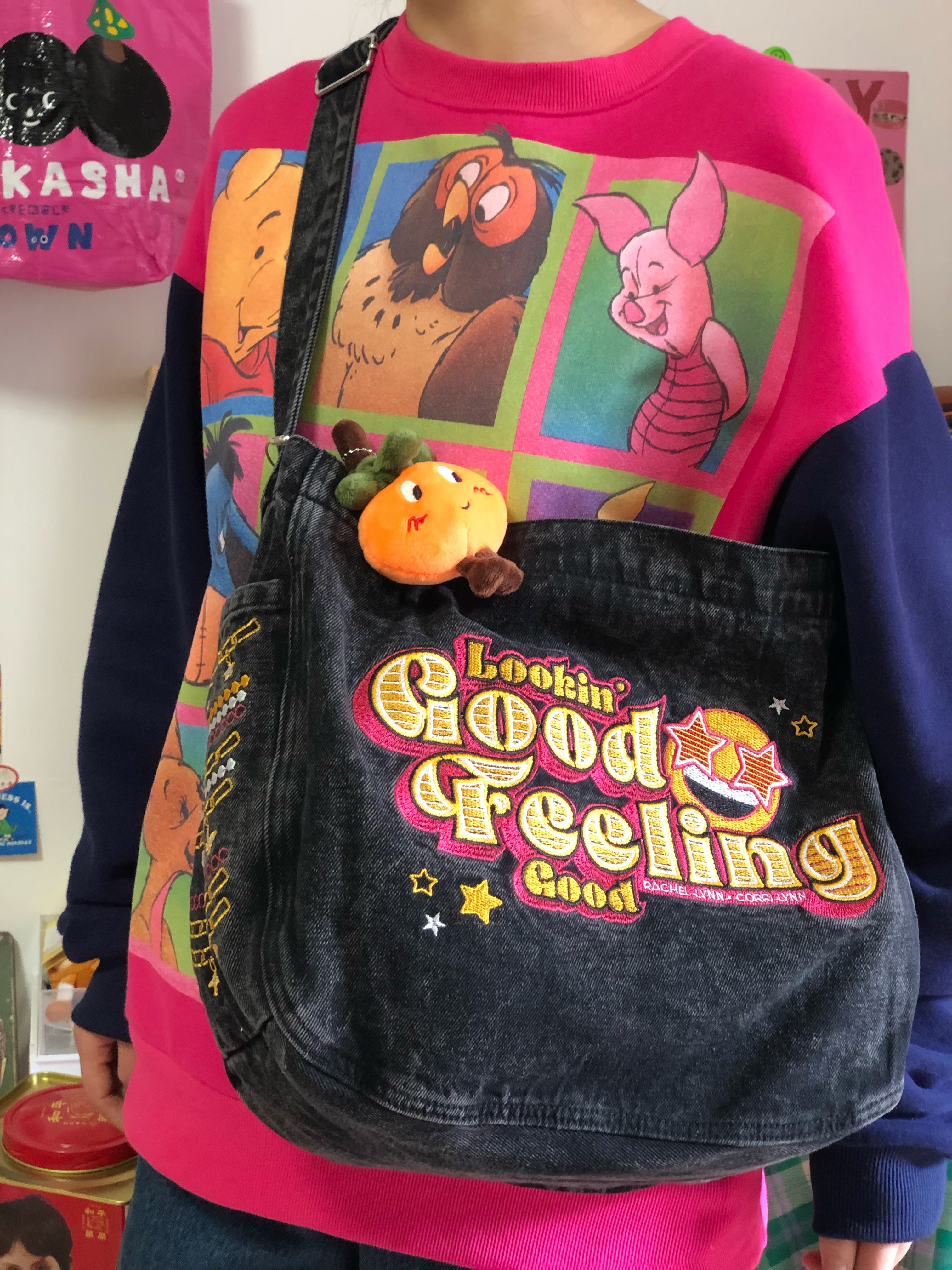 Vintage Denim Shoulder Crossbody Bag - Large Capacity Commuter Bag for Students, Versatile Spring and Summer Style Vintage Denim Shoulder Crossbody Bag - Large Capacity Commuter Bag for Students, Versatile Spring and Summer Style