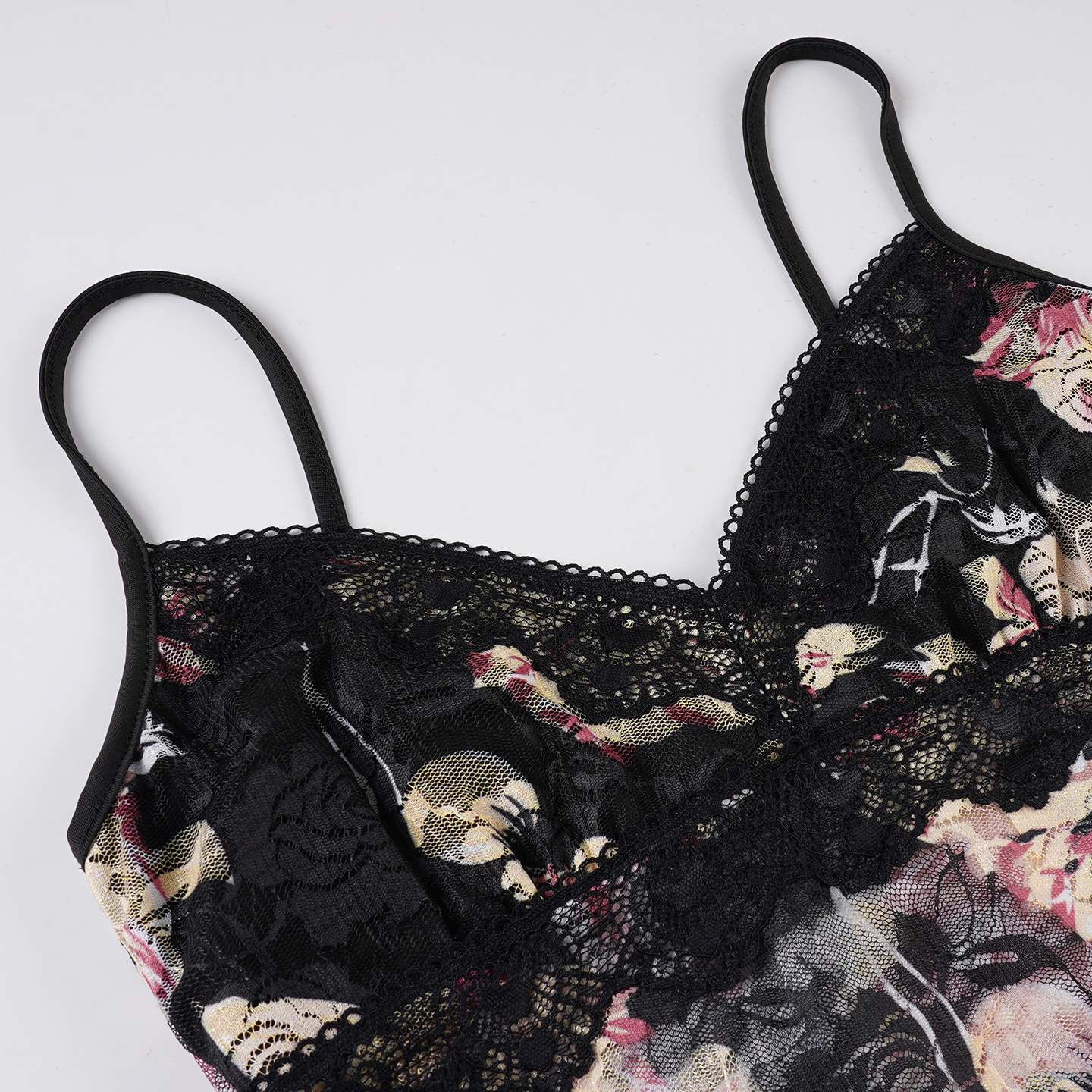 Vintage Floral Lace Patchwork Camisole with Distressed Design - 90s Y2K Inspired Women's Top Vintage Floral Lace Patchwork Camisole with Distressed Design - 90s Y2K Inspired Women's Top