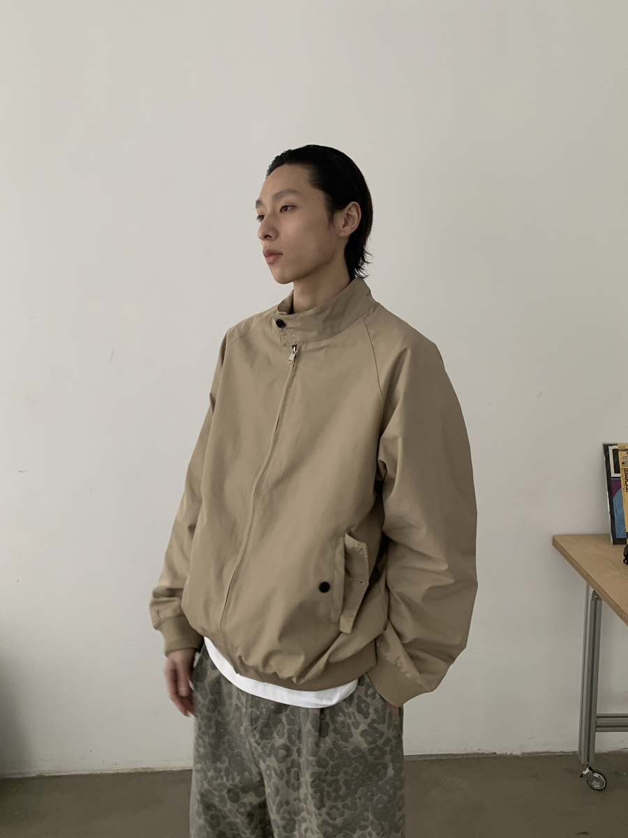 Vintage-Inspired Unisex Harrington Jacket - Windproof, Loose Fit, Cleanfit Coat for Classic American Style