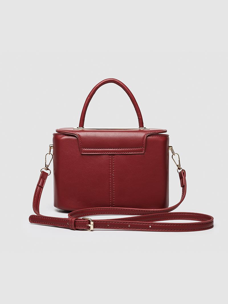 Vintage Red Bucket Handbag for Women - 2025 Small Niche Design Fashion Shoulder & Crossbody Bag Vintage Red Bucket Handbag for Women - 2025 Small Niche Design Fashion Shoulder & Crossbody Bag