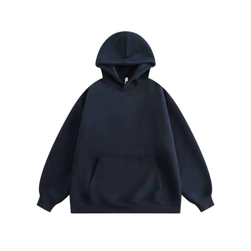 Vintage Solid Color Heavyweight Hoodie for Women - Loose Casual Sweatshirt for Spring and Autumn, 90s Inspired Fashion