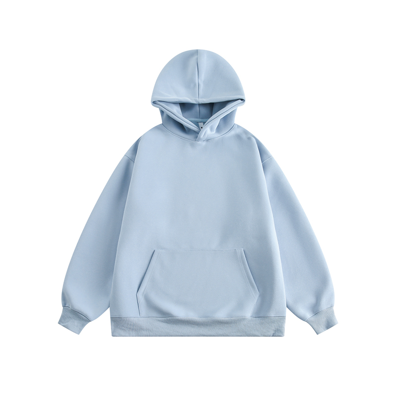 Vintage Solid Color Heavyweight Hoodie for Women - Loose Casual Sweatshirt for Spring and Autumn, 90s Inspired Fashion