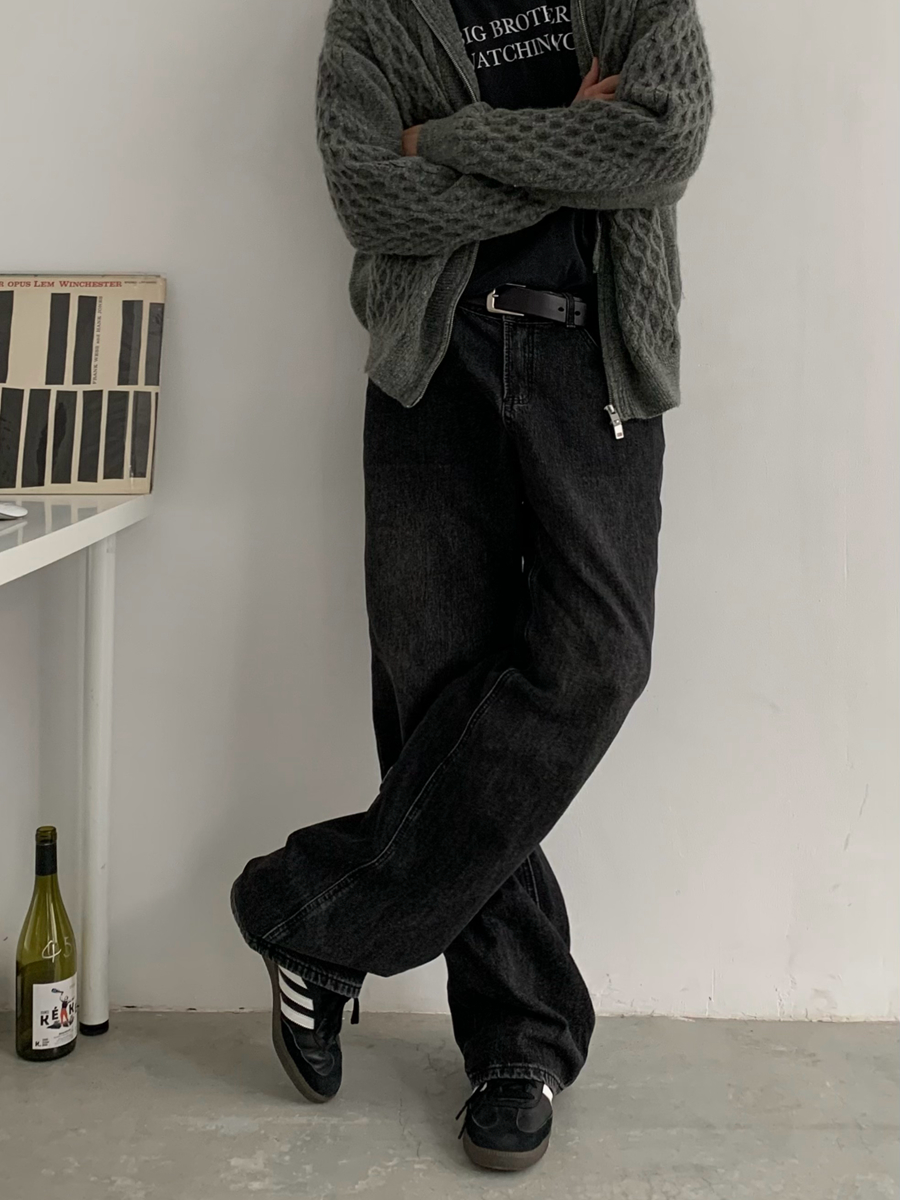 Vintage Washed Clean Fit Straight Loose Casual Streetwear Long Pants for Men - American Style, Retro Fashion, Comfortable Fit Vintage Washed Clean Fit Straight Loose Casual Streetwear Long Pants for Men - American Style, Retro Fashion, Comfortable Fit