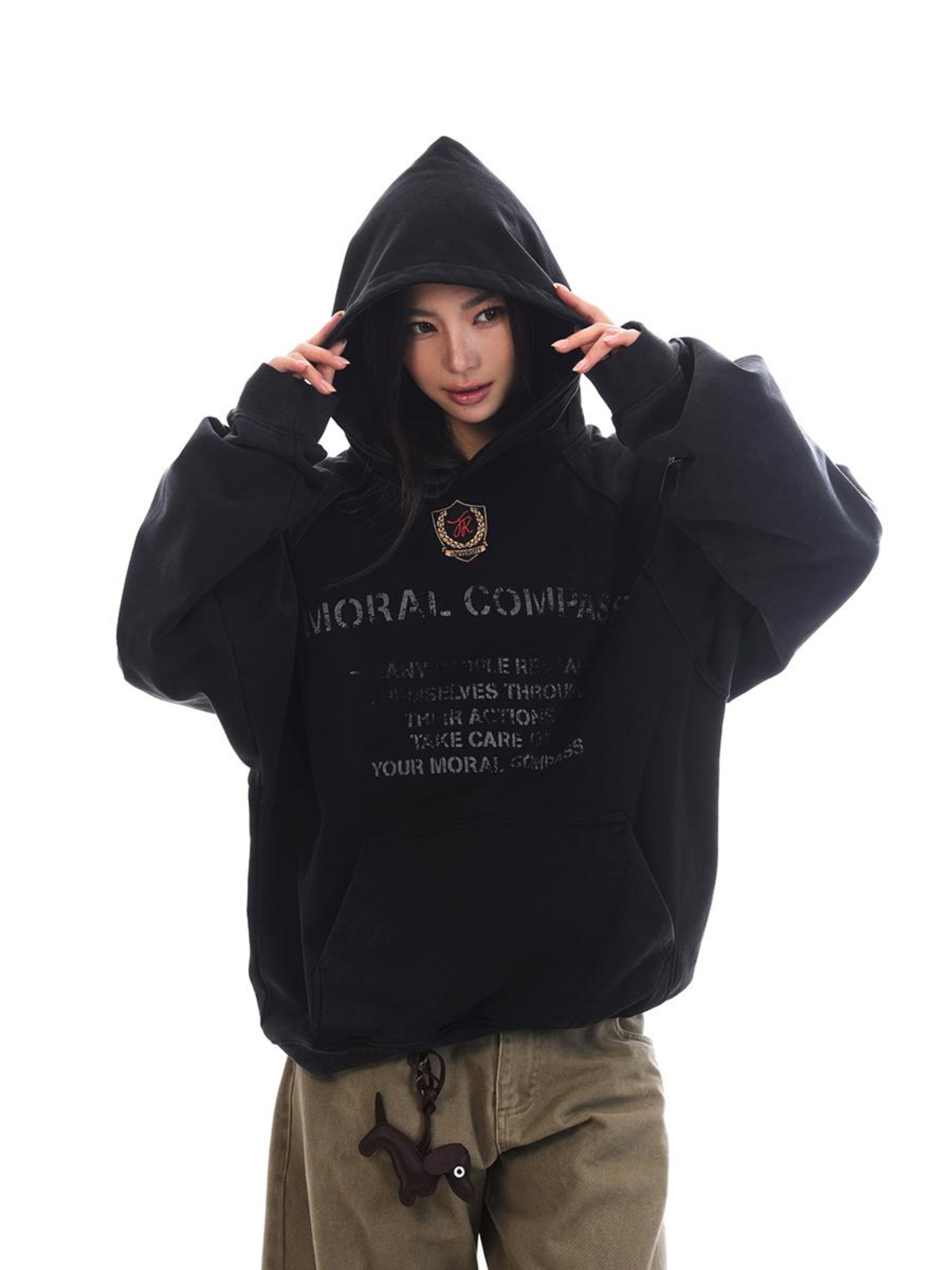 Vintage Washed Distressed Oversized Hoodie Jacket for Unisex - Trendy Versatile Casual Layering Essential Vintage Washed Distressed Oversized Hoodie Jacket for Unisex - Trendy Versatile Casual Layering Essential