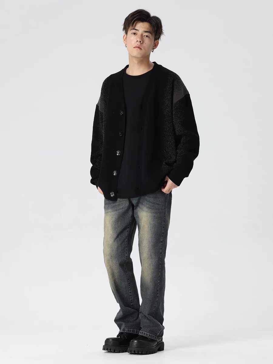 Vintage Washed Loose Straight Casual Men's Long Pants - American 90s Style Pilot Vibe Trousers Vintage Washed Loose Straight Casual Men's Long Pants - American 90s Style Pilot Vibe Trousers