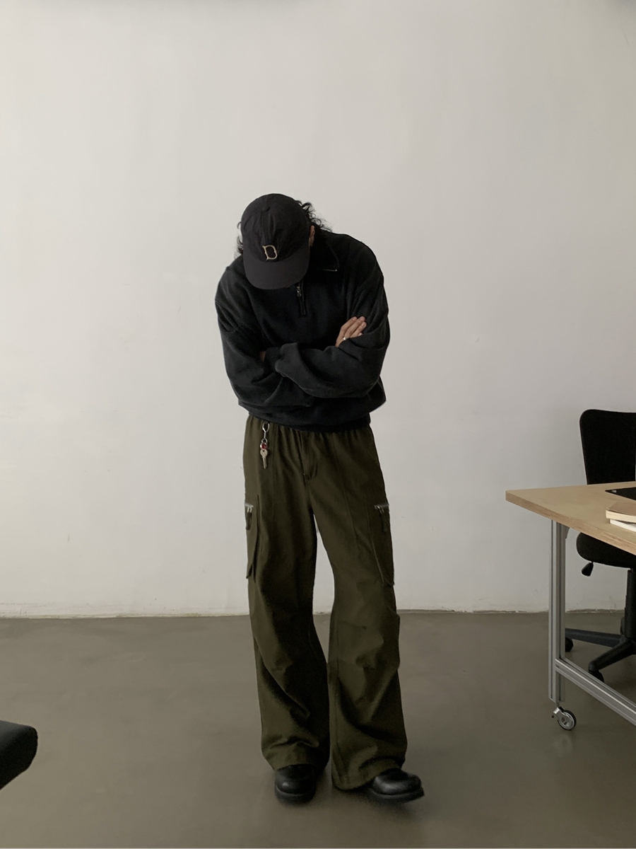 Vintage Washed Loose Straight Work Pants for Men and Women, Oversized Casual Long Pants with Pockets, Trendy American Style Vintage Washed Loose Straight Work Pants for Men and Women, Oversized Casual Long Pants with Pockets, Trendy American Style