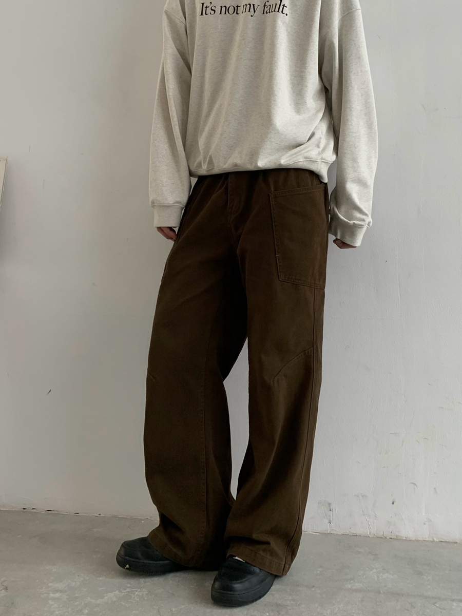 Vintage Washed Unisex Long Pants - Casual Straight-Leg Lumberjack Style, Clean Fit American Workwear, 90s Inspired Fashion Vintage Washed Unisex Long Pants - Casual Straight-Leg Lumberjack Style, Clean Fit American Workwear, 90s Inspired Fashion