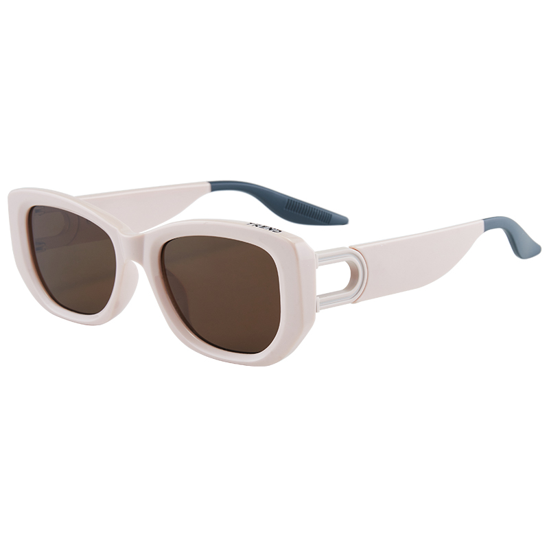 White Thick-Bordered Cat-Eye Sunglasses for Women - Trendy European American Style, High-End Fashion for Street Photography and Sun Protection White Thick-Bordered Cat-Eye Sunglasses for Women - Trendy European American Style, High-End Fashion for Street Photography and Sun Protection