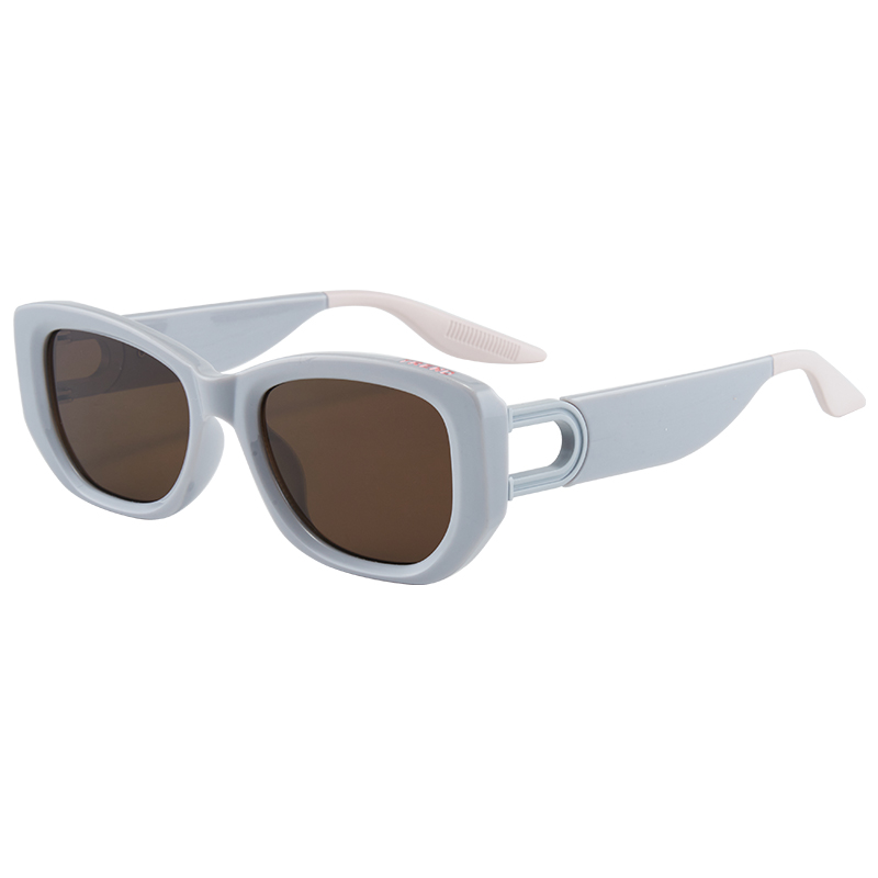 White Thick-Bordered Cat-Eye Sunglasses for Women - Trendy European American Style, High-End Fashion for Street Photography and Sun Protection White Thick-Bordered Cat-Eye Sunglasses for Women - Trendy European American Style, High-End Fashion for Street Photography and Sun Protection