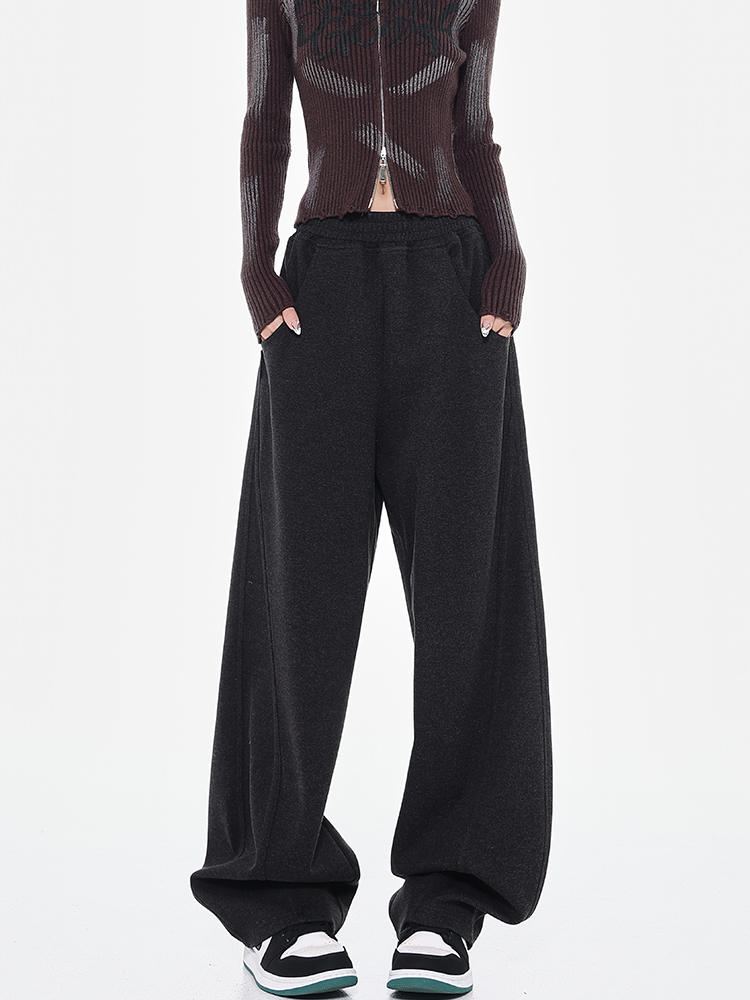 Women's 2025 Spring Casual Banana Pants - Curved Knife & Sickle Design Sports Sweatpants, Trendy Y2K Style