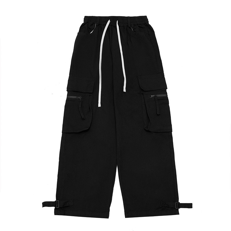Women’s American Red Cargo Pants - Kpop High Street Wide Leg Jazz Dance Outfit for Hot Girl Style Women’s American Red Cargo Pants - Kpop High Street Wide Leg Jazz Dance Outfit for Hot Girl Style