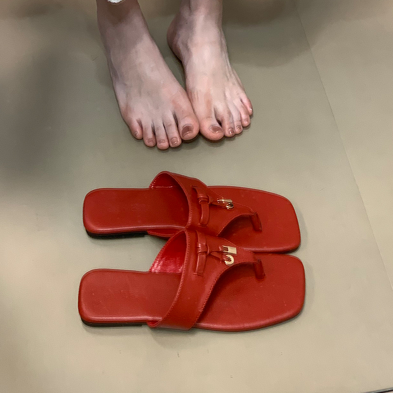 Women's Casual Flip-Flops 2025 - Simple Tassel Commuter Flat Sandals for Comfort and Style