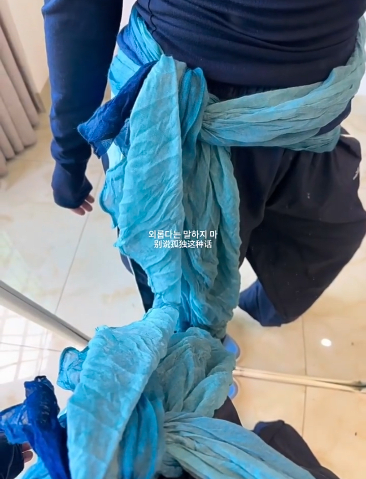 Women’s Dark Blue Color Block Jazz Dance Long Pants - Loose Wide-Leg Hip Hop Quick-Dry Style Women’s Dark Blue Color Block Jazz Dance Long Pants - Loose Wide-Leg Hip Hop Quick-Dry Style