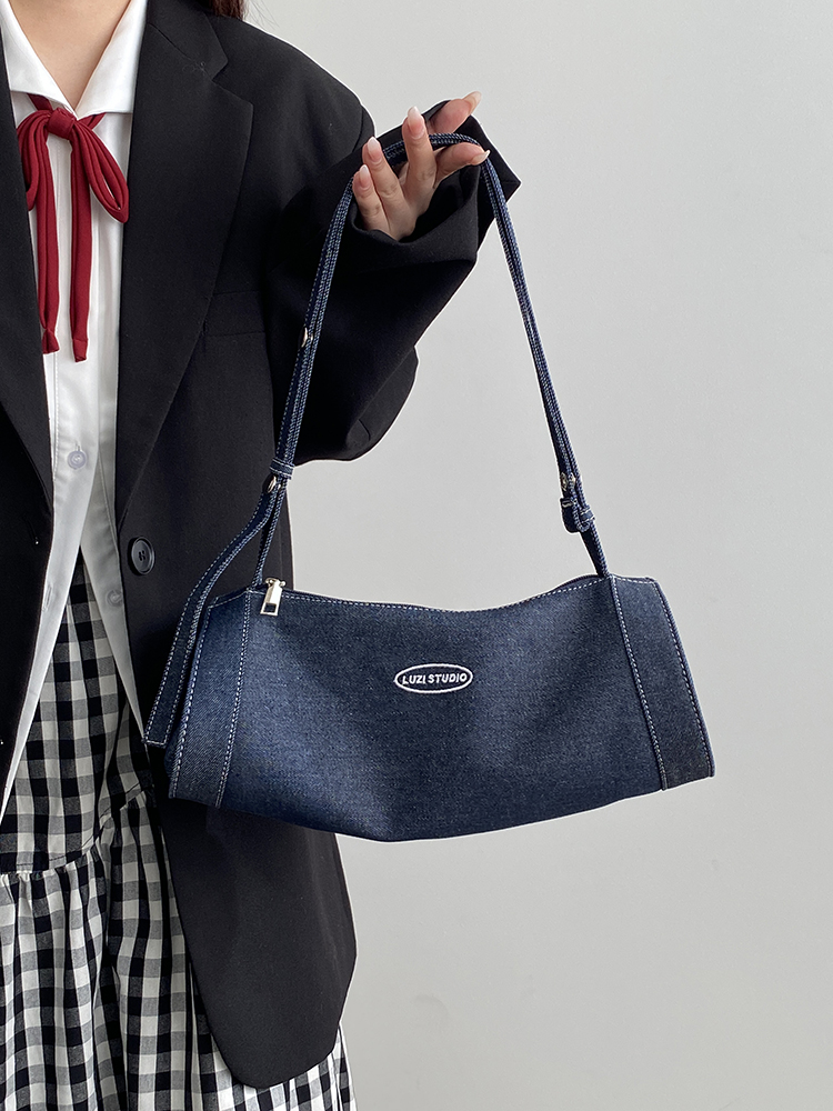 Women's Denim Single Shoulder Crossbody Bag - Trendy Underarm Handbag for Active Lifestyle - 2025 Niche Design Women's Denim Single Shoulder Crossbody Bag - Trendy Underarm Handbag for Active Lifestyle - 2025 Niche Design