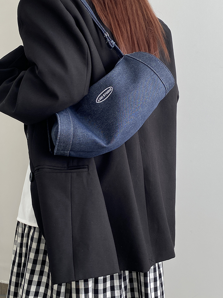 Women's Denim Single Shoulder Crossbody Bag - Trendy Underarm Handbag for Active Lifestyle - 2025 Niche Design Women's Denim Single Shoulder Crossbody Bag - Trendy Underarm Handbag for Active Lifestyle - 2025 Niche Design