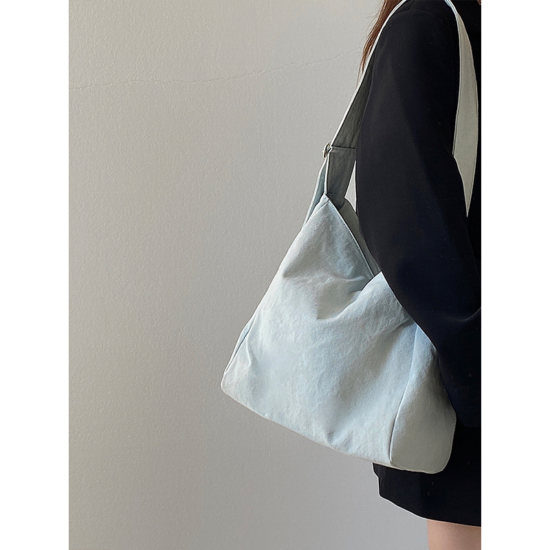 Womenâ€™s Denim Tote Bag - Large Capacity Casual Crossbody Shoulder Bag for Spring Summer 2025 - Versatile Everyday Style