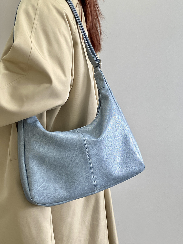 Women's Denim Tote Bag - Versatile Large Capacity Crossbody Shoulder Bag for Everyday Style