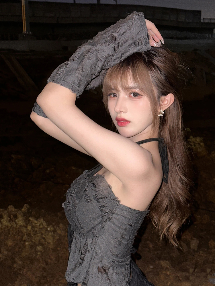 Women's Dune Wasteland Windbreaker - K-Pop Inspired Niche Base Layer for Music Festivals & Jazz Dance Attire Women's Dune Wasteland Windbreaker - K-Pop Inspired Niche Base Layer for Music Festivals & Jazz Dance Attire