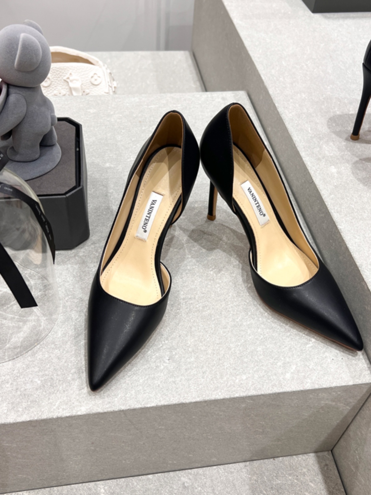 Women's Genuine Leather Pointed Toe Side Cutout High Heel Stiletto Shoes - 2025 Spring Autumn Fashion Women's Genuine Leather Pointed Toe Side Cutout High Heel Stiletto Shoes - 2025 Spring Autumn Fashion