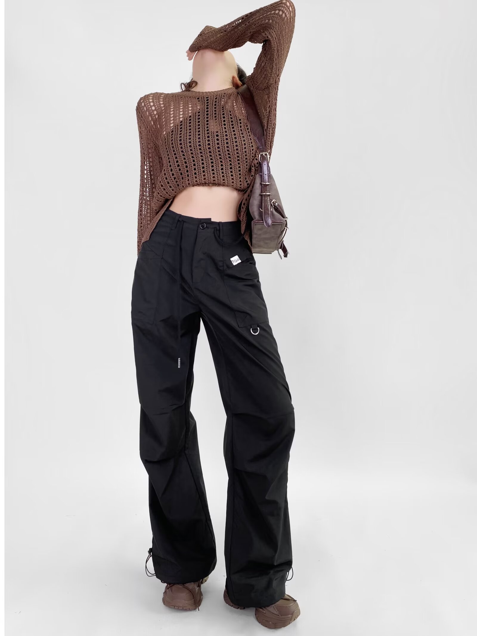 Women's Hip-Hop Summer Quick-Dry Loose Straight Wide-Leg Pants - Retro Casual Style for Comfort and Versatility Women's Hip-Hop Summer Quick-Dry Loose Straight Wide-Leg Pants - Retro Casual Style for Comfort and Versatility