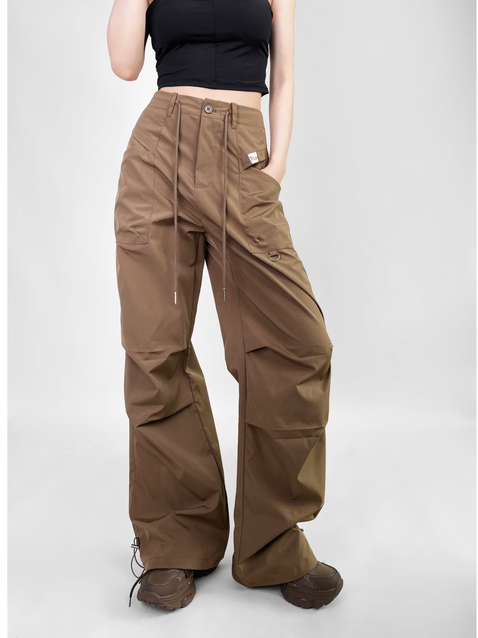 Women's Hip-Hop Summer Quick-Dry Loose Straight Wide-Leg Pants - Retro Casual Style for Comfort and Versatility Women's Hip-Hop Summer Quick-Dry Loose Straight Wide-Leg Pants - Retro Casual Style for Comfort and Versatility