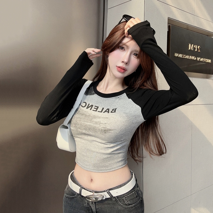 Women's K-Pop Style Long Sleeve Jazz Dance Top - Autumn & Winter Performance Wear for Girls, Trendy Niche Dance Outfit Women's K-Pop Style Long Sleeve Jazz Dance Top - Autumn & Winter Performance Wear for Girls, Trendy Niche Dance Outfit