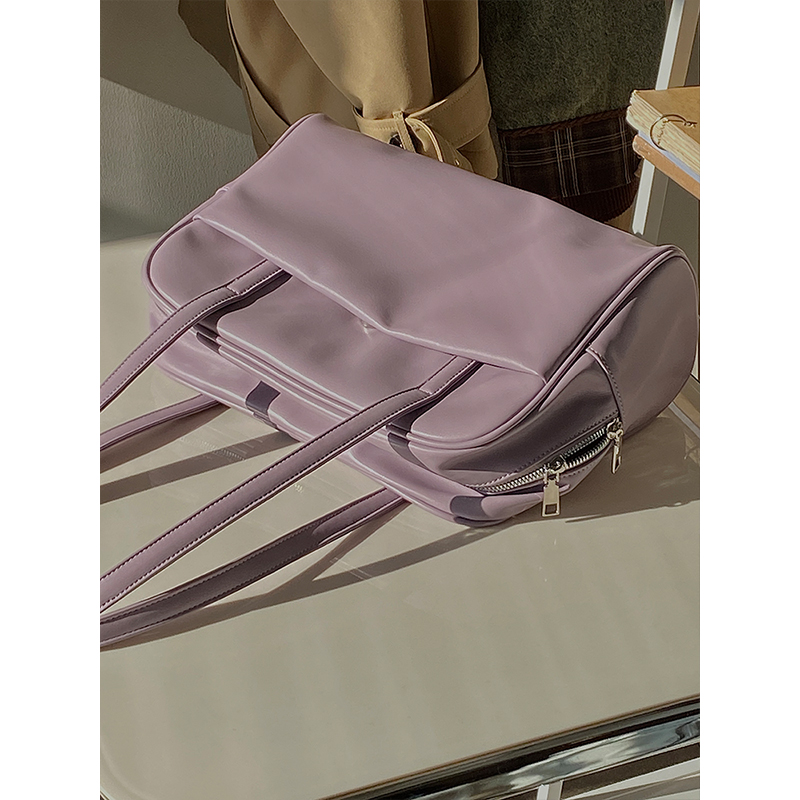 Women's Large Capacity Purple Shoulder Tote Bag - Spring/Summer Niche Design for 2025, Trendy Fashion Essential Women's Large Capacity Purple Shoulder Tote Bag - Spring/Summer Niche Design for 2025, Trendy Fashion Essential