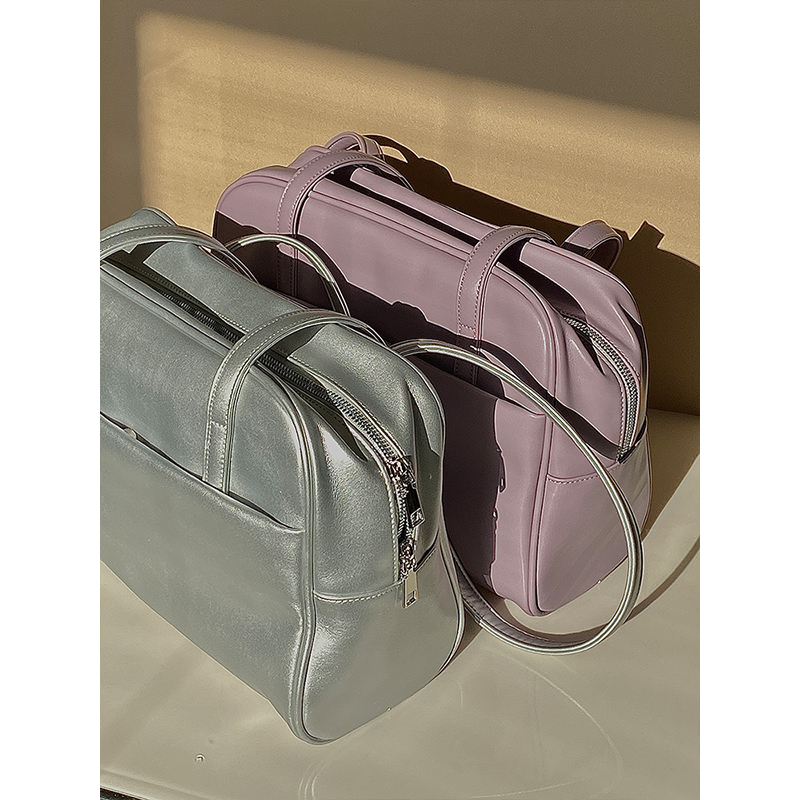 Women's Large Capacity Purple Shoulder Tote Bag - Spring/Summer Niche Design for 2025, Trendy Fashion Essential Women's Large Capacity Purple Shoulder Tote Bag - Spring/Summer Niche Design for 2025, Trendy Fashion Essential