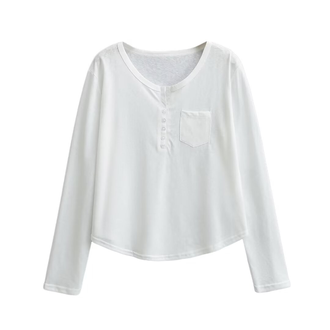 Women's Long Sleeve Jazz T-Shirt - 2025 New Street Dance Base Layer Top in Thin Fabric