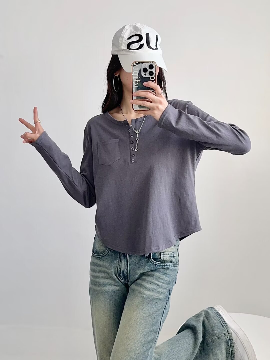 Women's Long Sleeve Jazz T-Shirt - 2025 New Street Dance Base Layer Top in Thin Fabric Women's Long Sleeve Jazz T-Shirt - 2025 New Street Dance Base Layer Top in Thin Fabric