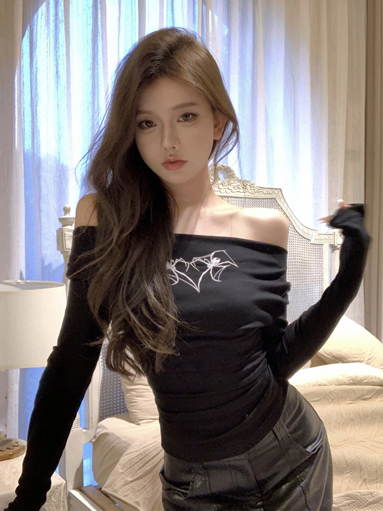 Women's Long Sleeve T-Shirt - Jazz Dance & K-Pop Inspired, Perfect for Spring & Autumn Music Festival Outfits