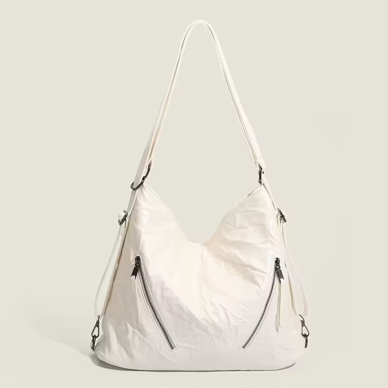 Women's Pleated Casual Commuting Tote Bag - Large-Capacity 2025 Niche Design for Stylish Daily Use