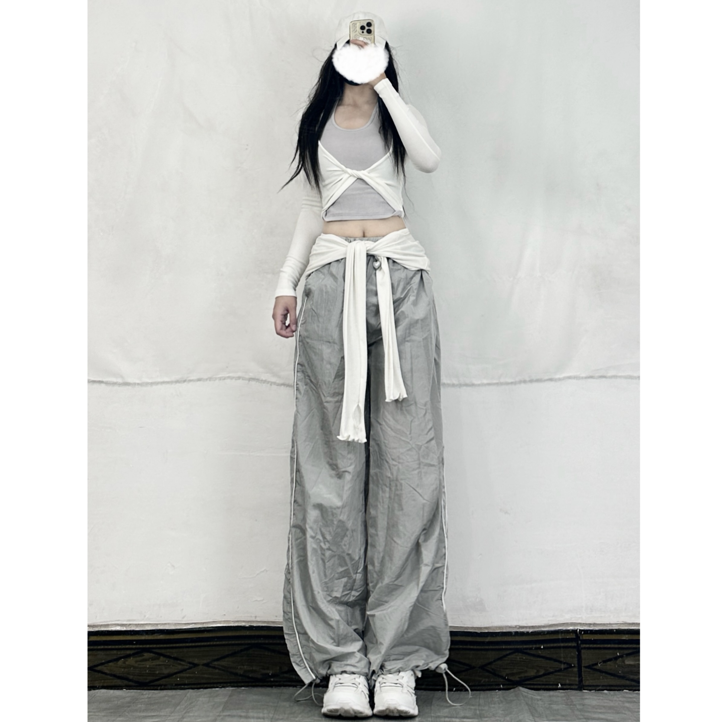 Women's Quick-Dry Hip Hop Sports Pants with Side Stripe - Kpop Dance Outfit, Casual Style, Perfect for 90s and Y2K Fashion
