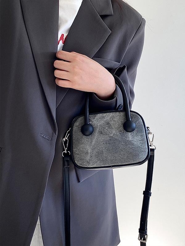 Women's Retro High-End Minimalist Tote Bag - Spring/Summer 2025 Small Crossbody Shoulder Bag