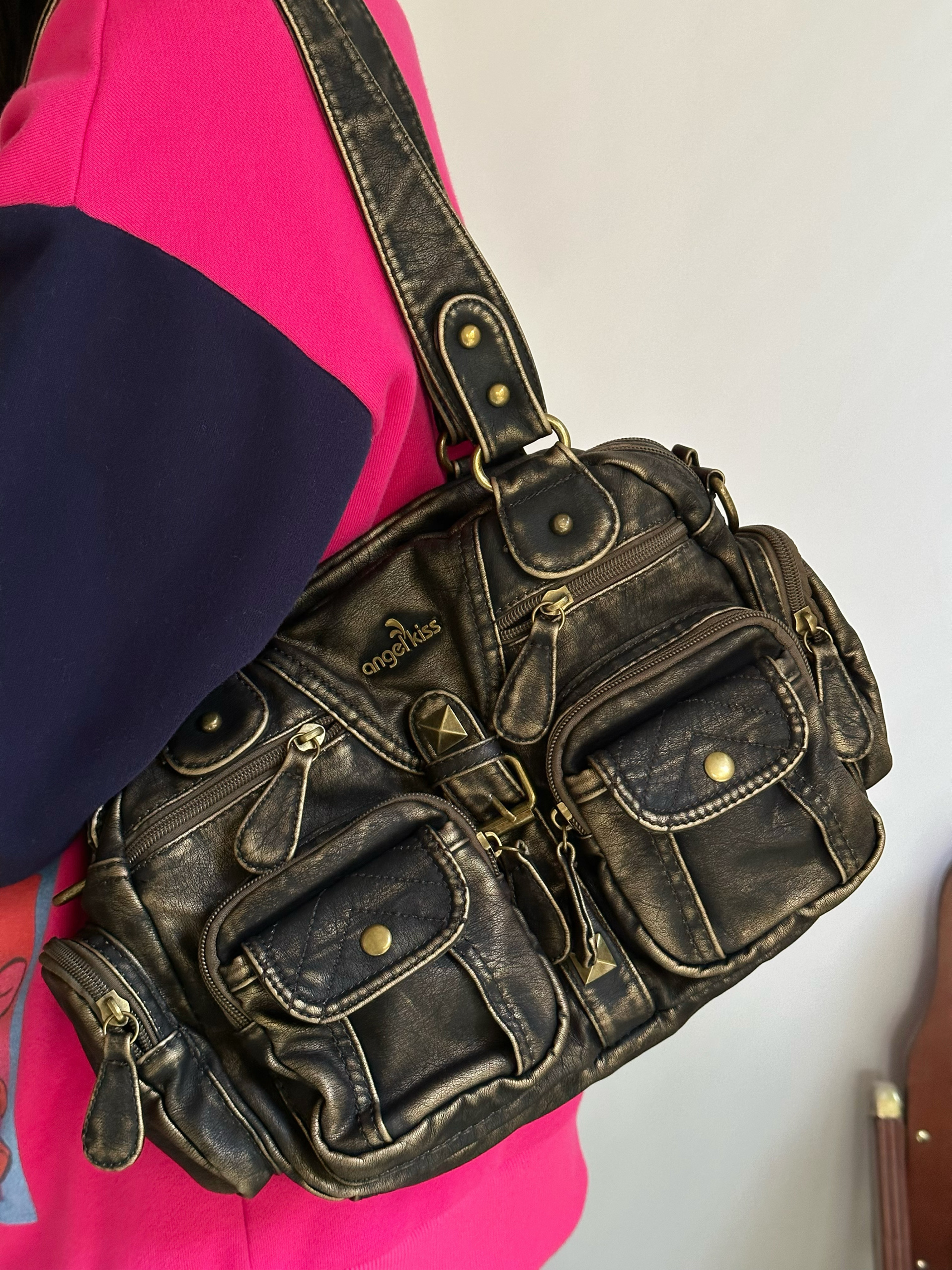 Women's Retro Shoulder Crossbody Bag - Casual Trendy Tote Handbag for Everyday Versatility