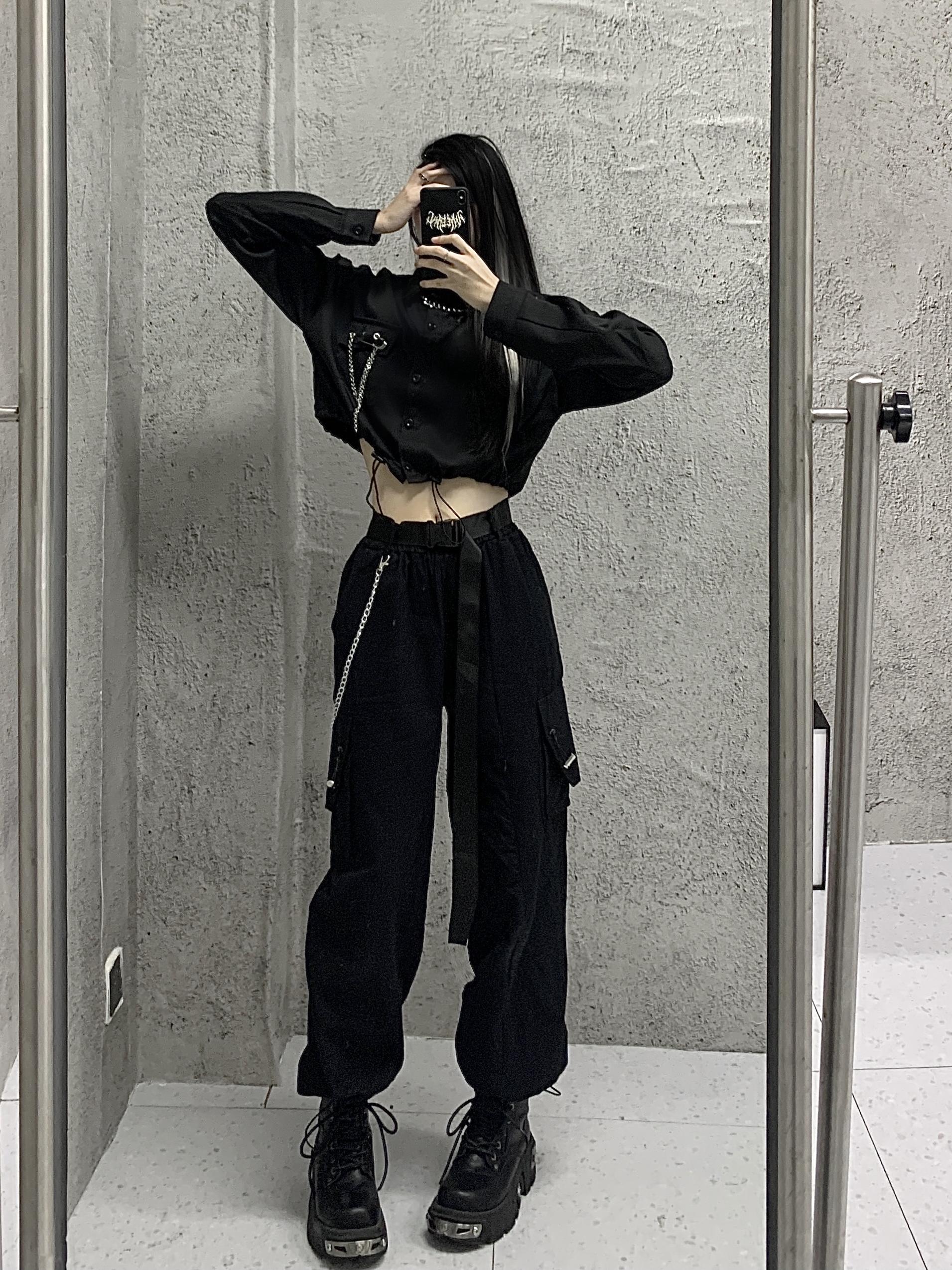 Women's Silver Long Sleeve Kpop Jazz Dance Shirt - Waist-Cinching Top for Street Performance - 2025 Trendy Style Women's Silver Long Sleeve Kpop Jazz Dance Shirt - Waist-Cinching Top for Street Performance - 2025 Trendy Style