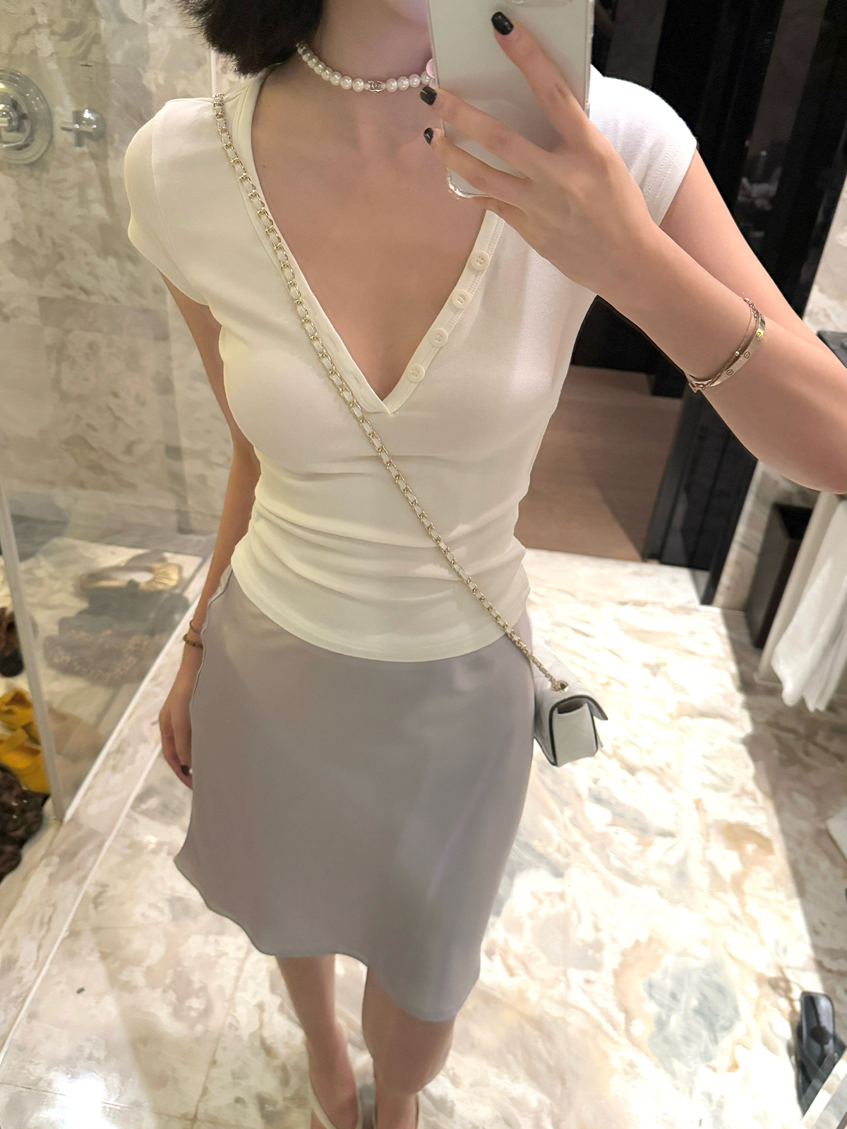 Women's Slim Fit Buttoned Collar Short Sleeve T-Shirt - Versatile Sexy Summer Top for Casual Outfits