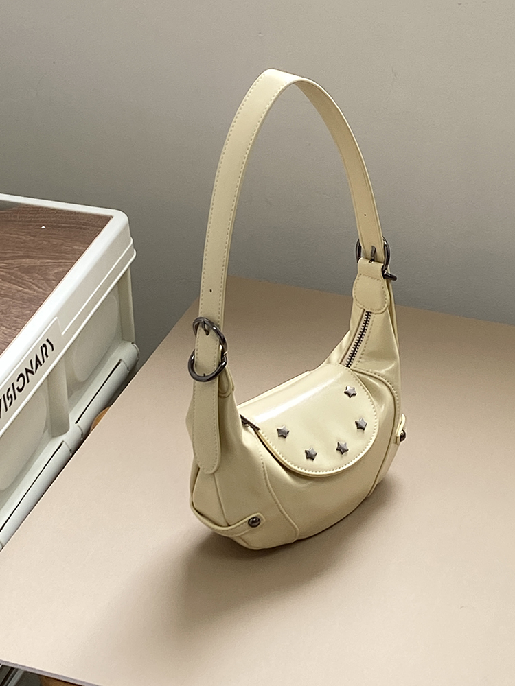 Women's Spring Summer Saddle Bag - Niche Design Underarm Crossbody Bag for a Trendy Dopamine Aesthetic Women's Spring Summer Saddle Bag - Niche Design Underarm Crossbody Bag for a Trendy Dopamine Aesthetic