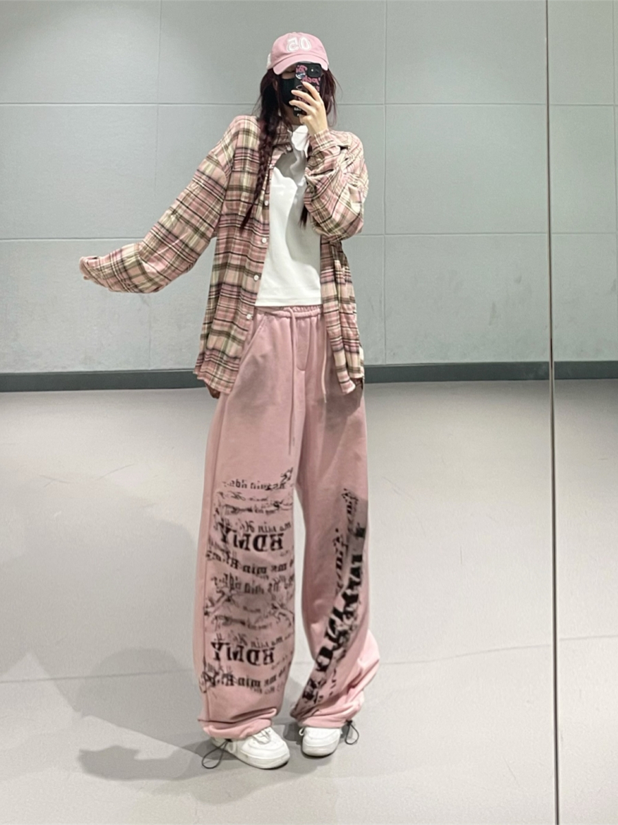 Women's Spring/Summer Plaid Shirt Jacket, Thin Loose Fit with Waist Tie - Stylish Jazz Dance Fashion Women's Spring/Summer Plaid Shirt Jacket, Thin Loose Fit with Waist Tie - Stylish Jazz Dance Fashion