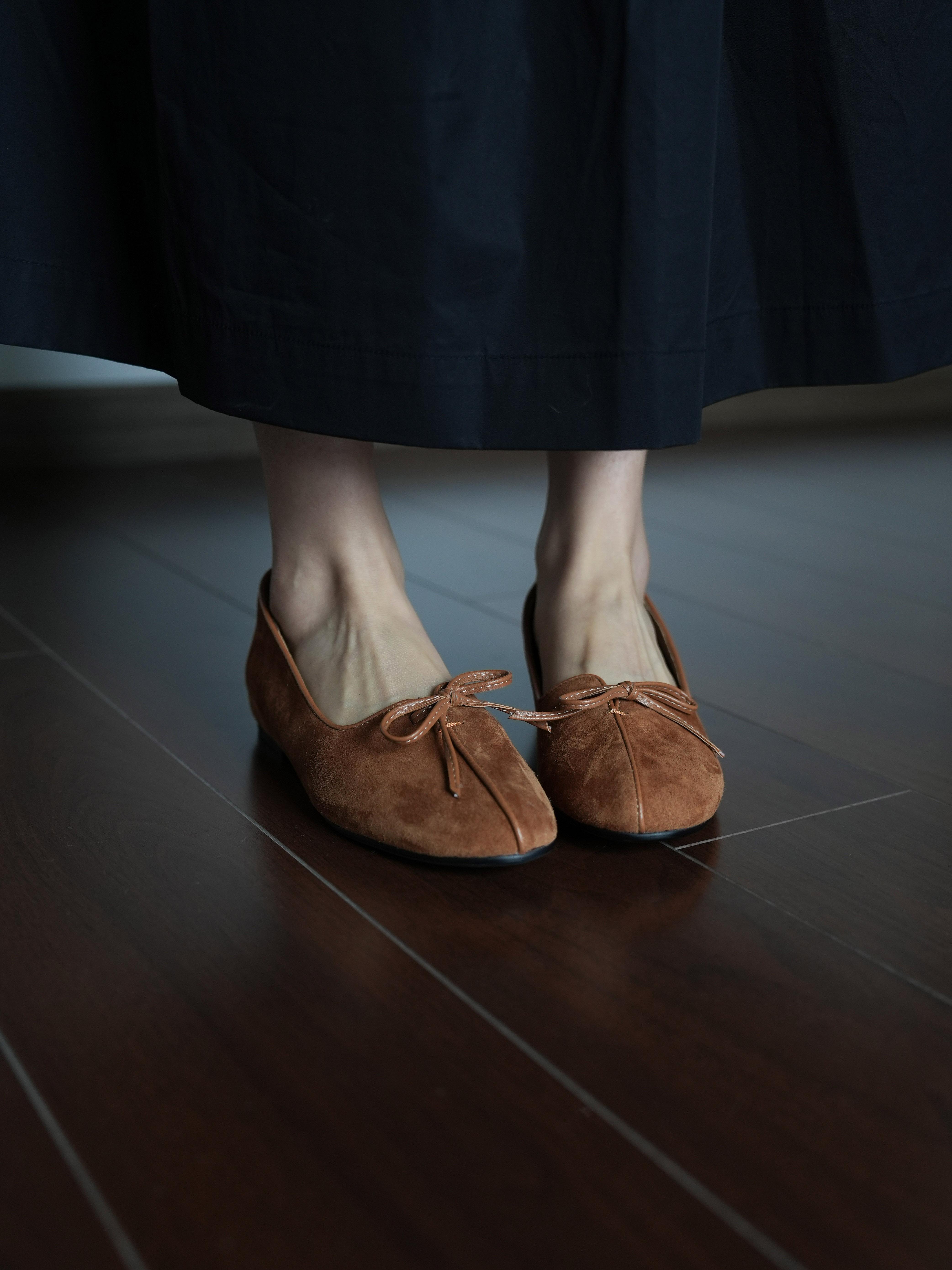 Women’s Suede Round Toe Bow Flat Shoes - Simple & Comfortable Spring Style for All Seasons Women’s Suede Round Toe Bow Flat Shoes - Simple & Comfortable Spring Style for All Seasons