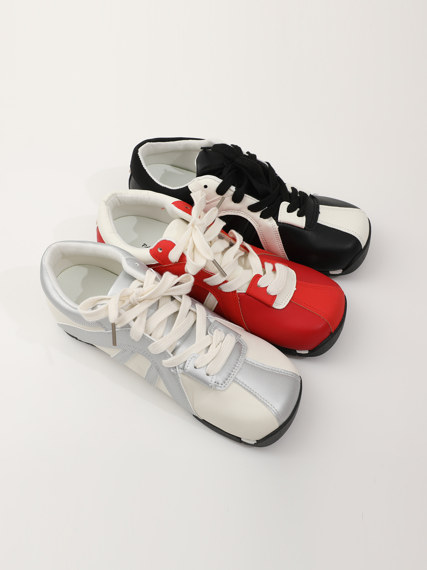 Women's Summer Casual Lace-Up Zebra Print Sneakers - Versatile Square Toe Training Shoes for 90s and Y2K Style